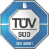 The TÜV Süd logo represents a certification of quality and safety in various industries, marked by a distinctive hexagonal shape and blue colors.